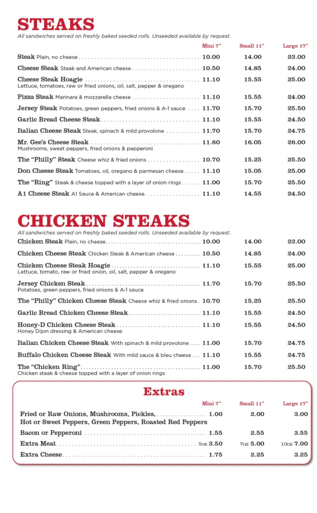 Gaetanos Marlton Steaks