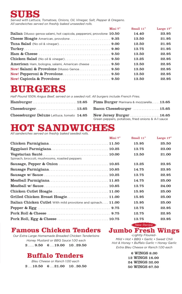 Gaetanos Marlton Subs