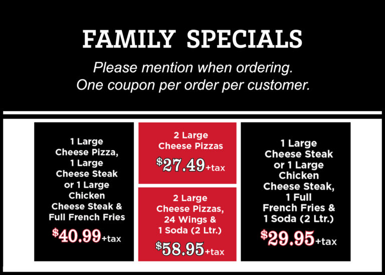Gaetanos Family Specials