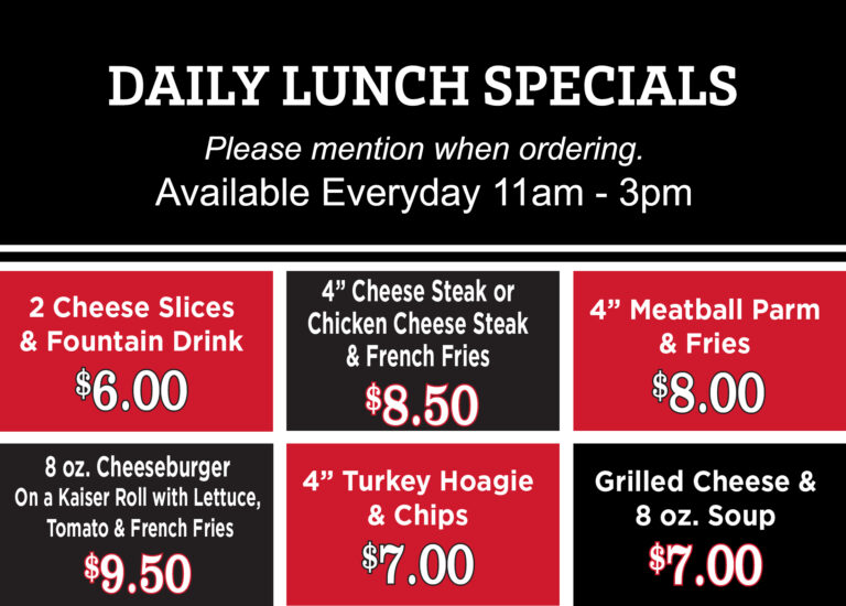 Gaetanos Marlton Lunch Specials