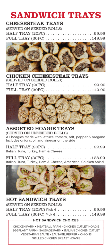 Gaetanos Catering Sandwiches